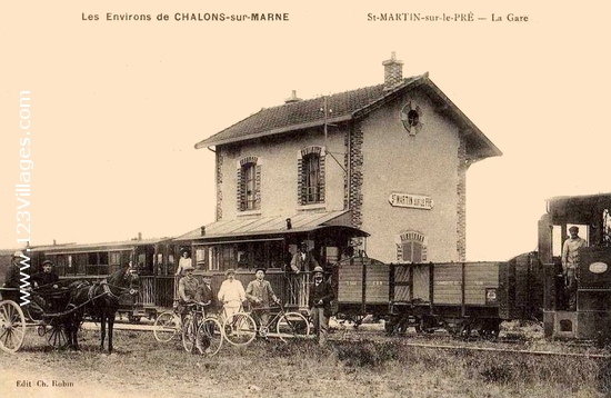 Carte postale de Saint-Martin-sur-le-Pré