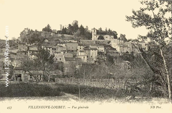 Carte postale de Villeneuve-Loubet