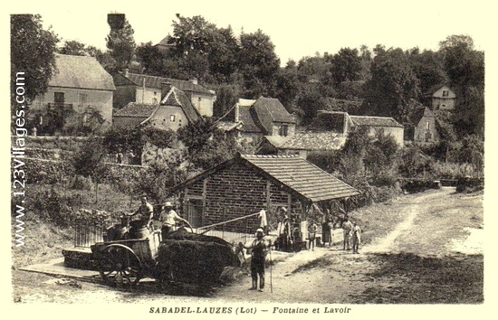 Carte postale de Sabadel-Lauzès