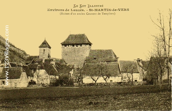 Carte postale de Saint-Martin-de-Vers