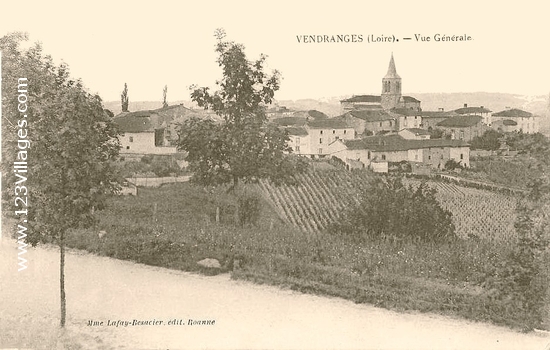 Carte postale de Vendranges