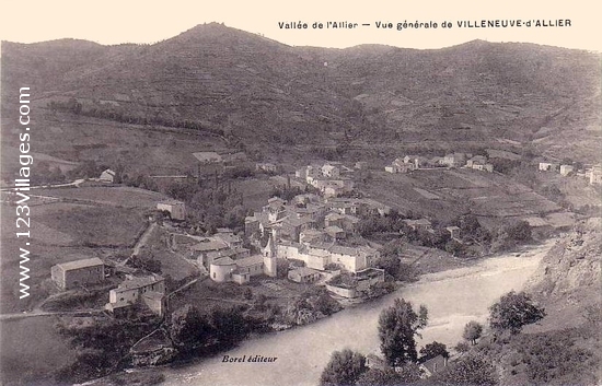 Carte postale de Villeneuve-d Allier