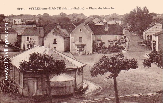 Carte postale de Vitrey-sur-Mance