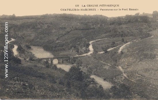 Carte postale de Châtelus-le-Marcheix
