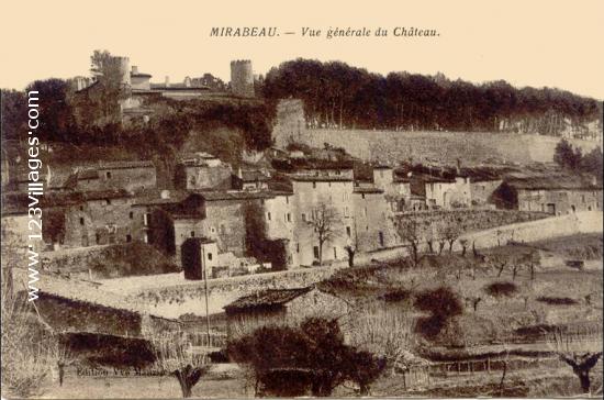 Carte postale de Mirabeau