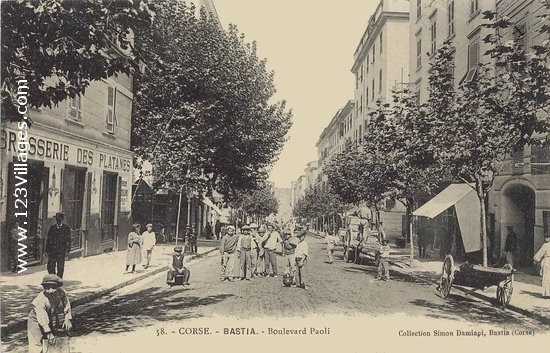 Carte postale de Bastia