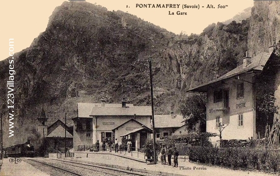 Carte postale de Pontamafrey-Montpascal