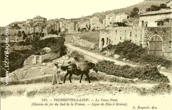 Carte postale de Tourrettes-sur-Loup