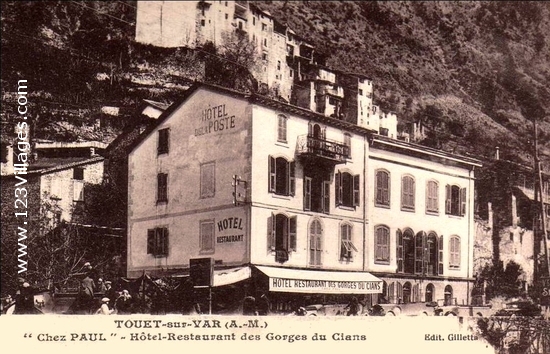 Carte postale de Touët-sur-Var