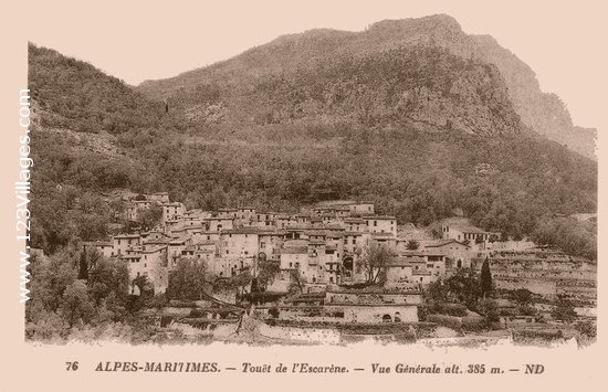 Carte postale de Touët-de-l Escarène