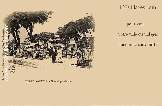 Carte postale de Pointe-à-Pitre