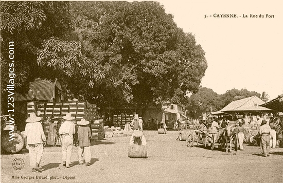 Carte postale de Cayenne