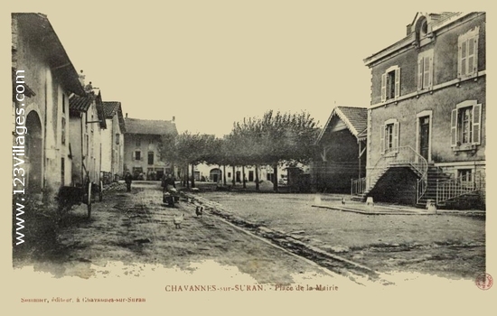 Carte postale de Chavannes-sur-Suran