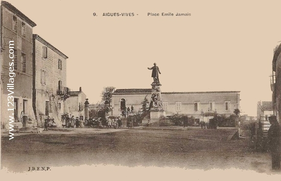 Carte postale de Aigues-Vives