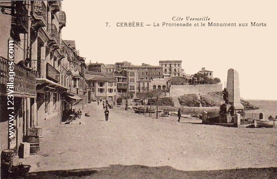 Carte postale de Cerbère