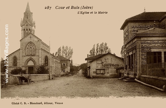 Carte postale de Cour-et-Buis