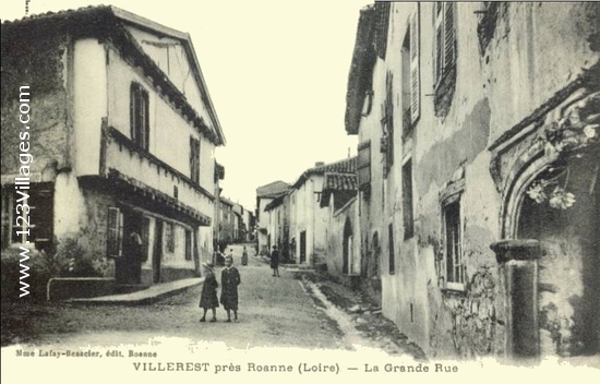Carte postale de Villerest