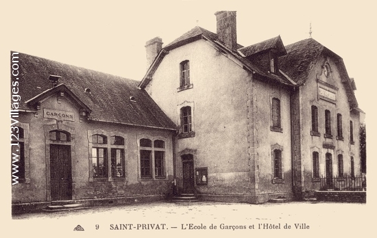 Carte postale de Saint-Privat