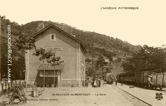 Carte postale de Saint-Sauveur-de-Montagut