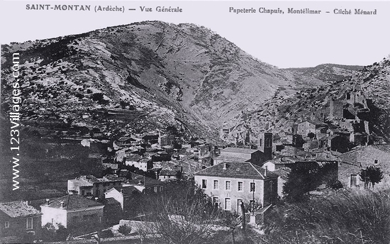 Carte postale de Saint-Montan