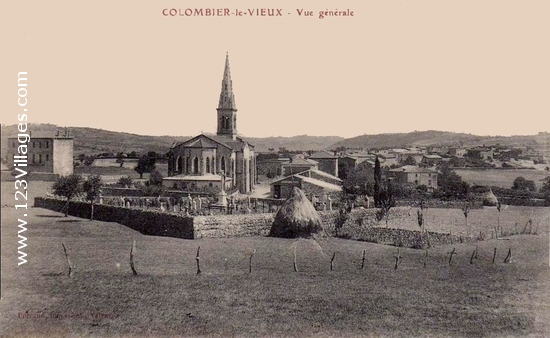 Carte postale de Colombier-le-Vieux