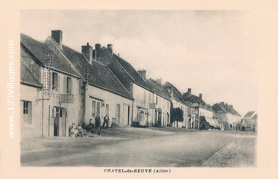 Carte postale de Châtel-de-Neuvre