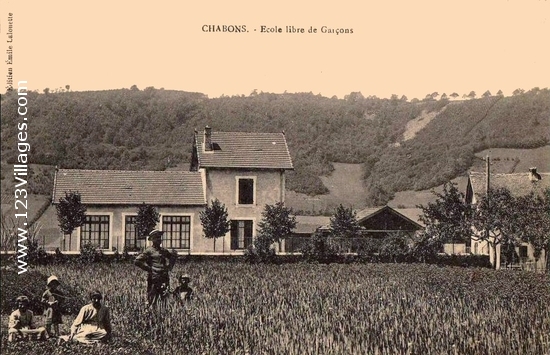 Carte postale de Châbons