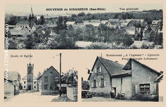 Carte postale de Gingsheim
