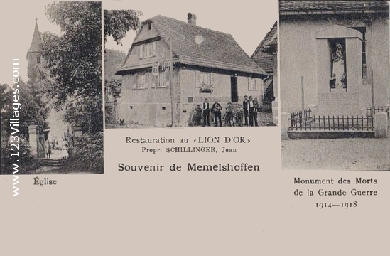 Carte postale de Memmelshoffen