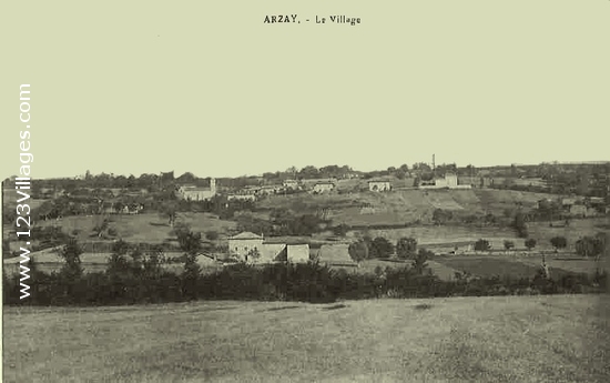Carte postale de Arzay