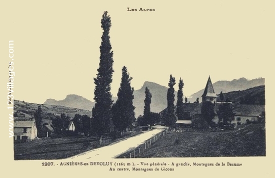 Carte postale de Agnières-en-Dévoluy
