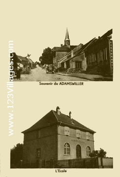 Carte postale de Adamswiller