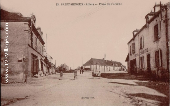 Carte postale de Saint-Menoux