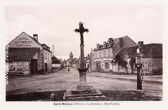 Carte postale de Saint-Menoux