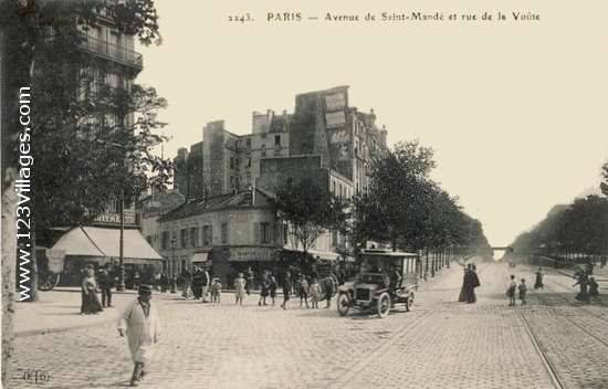 Carte postale de Paris 12ème arrondissement 