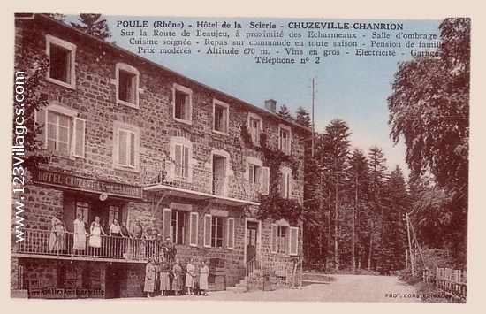 Carte postale de Poule-les-Echarmeaux