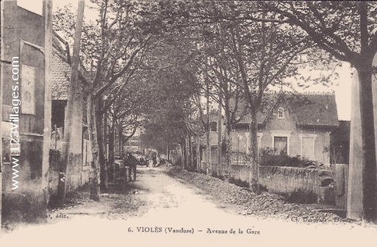 Carte postale de Violès