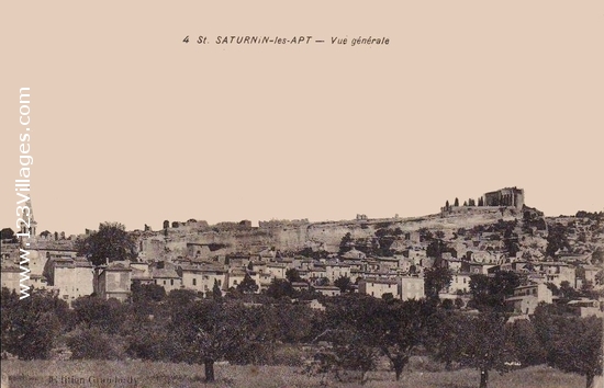Carte postale de Saint-Saturnin-lès-Apt