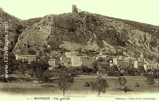 Carte postale de Monieux