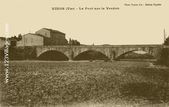 Carte postale de Vinon-sur-Verdon