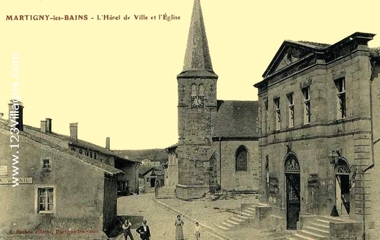 Carte postale de Martigny-les-Bains