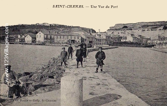 Carte postale de Saint-Chamas