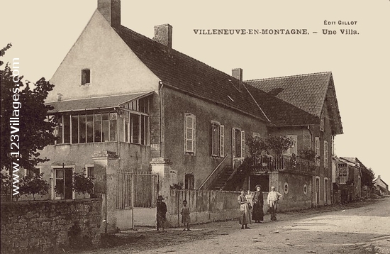 Carte postale de Villeneuve-en-Montagne