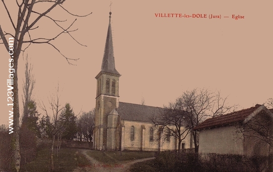 Carte postale de Villette-lès-Dole