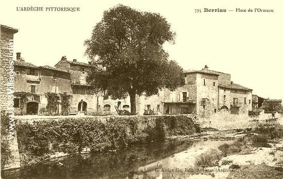 Carte postale de Berrias-et-Casteljau