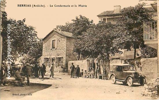 Carte postale de Berrias-et-Casteljau