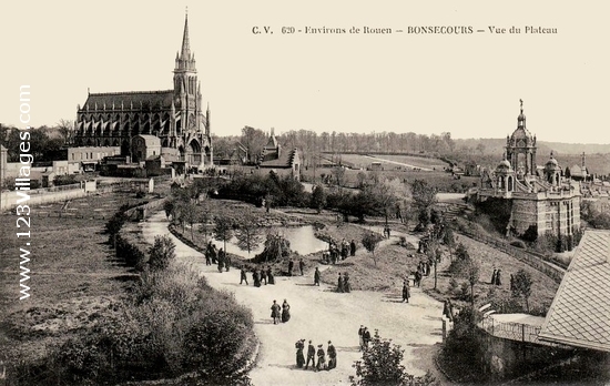 Carte postale de Bonsecours 