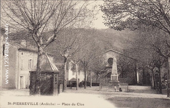 Carte postale de Saint-Pierreville 
