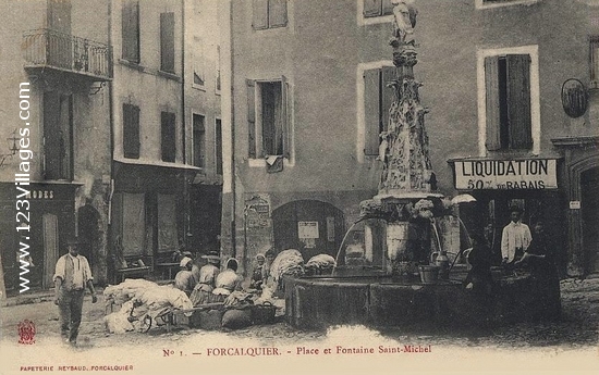 Carte postale de Forcalquier
