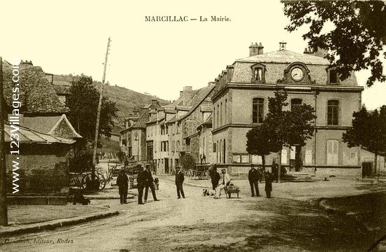 Carte postale de Marcillac-Vallon 